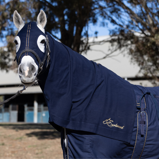 Earlwood Navy-Gold Hood - ZIPPED UP!