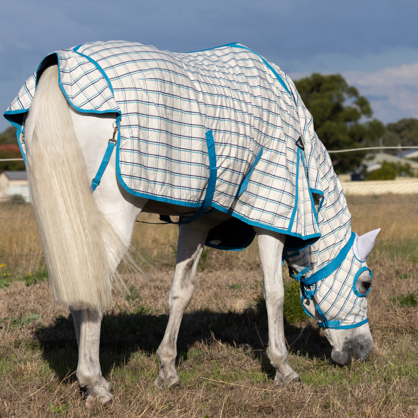 Earlwood Ripstop Hooded Combo White-Turquoise