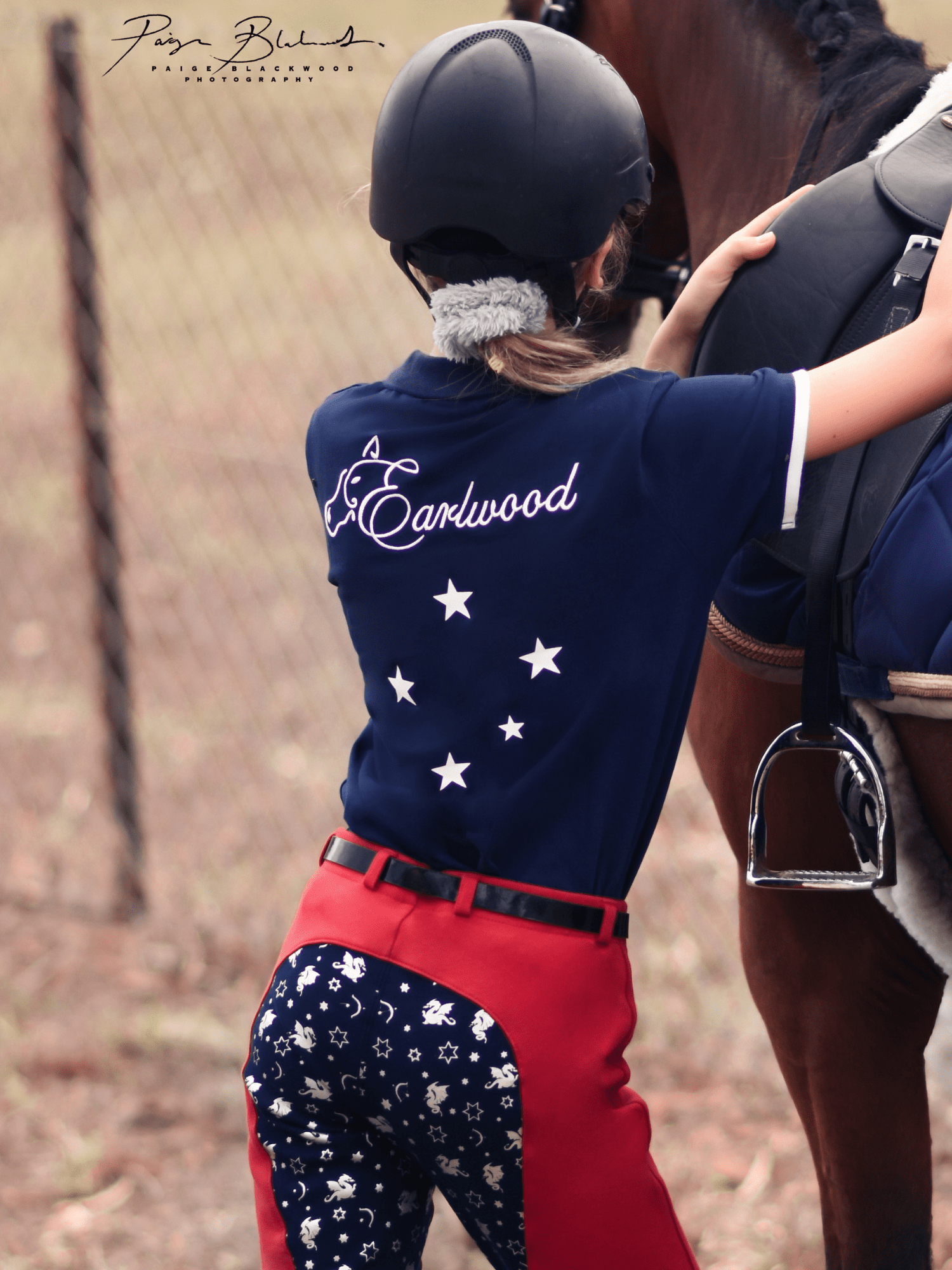 Childrens horse riding polo shirts hot sale